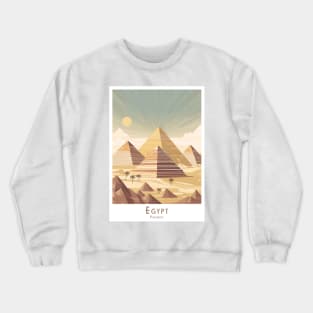 Egypt - Sunrise over the Pyramids Crewneck Sweatshirt